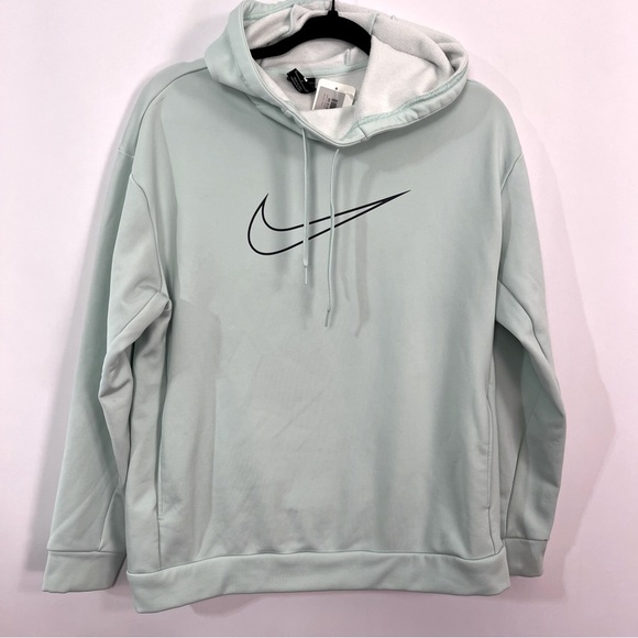 Nike Mint Green Front Check Hooded Sweatshirt Sz Small NWT - Picture 1 of 5